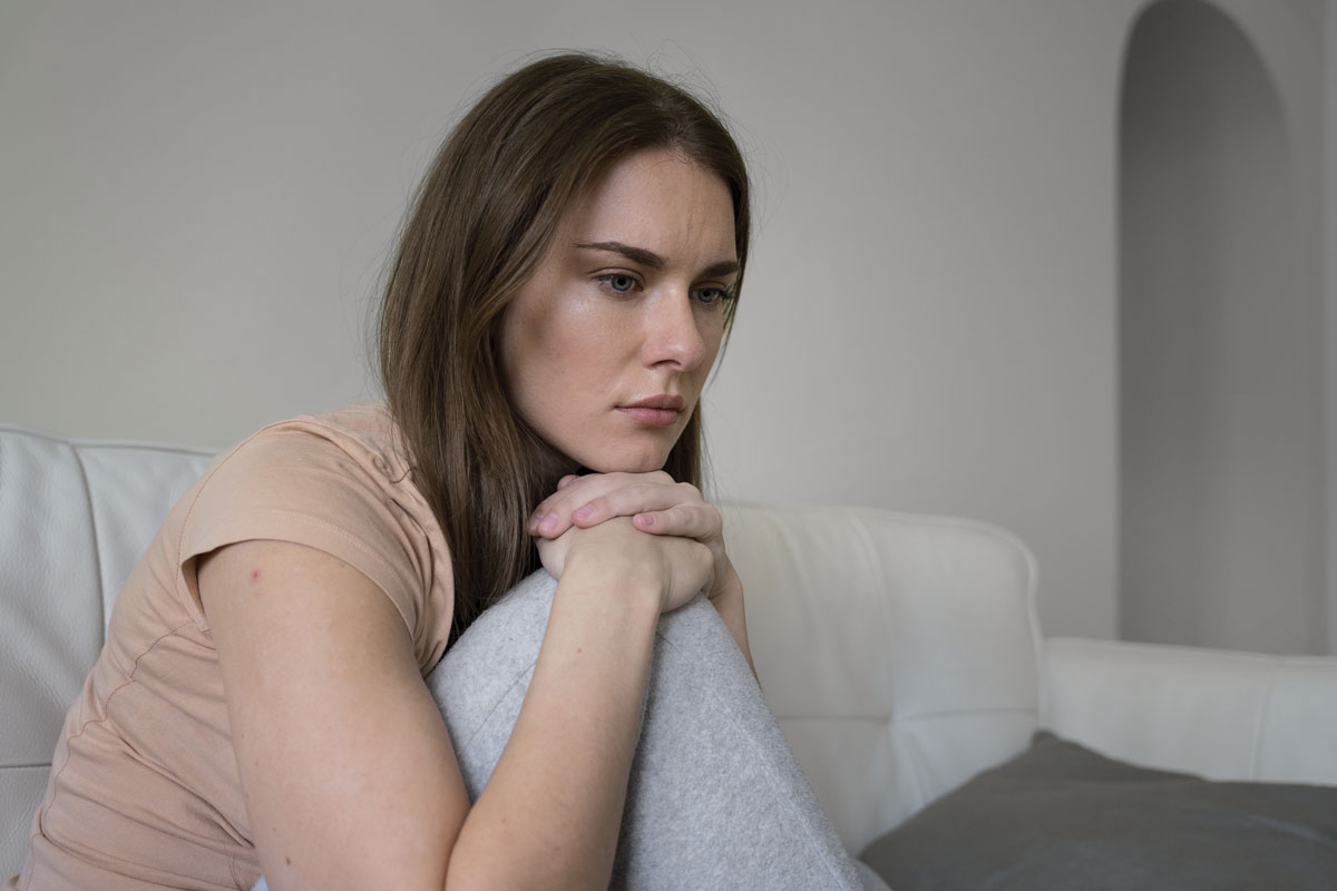 side-view-anxious-woman-home